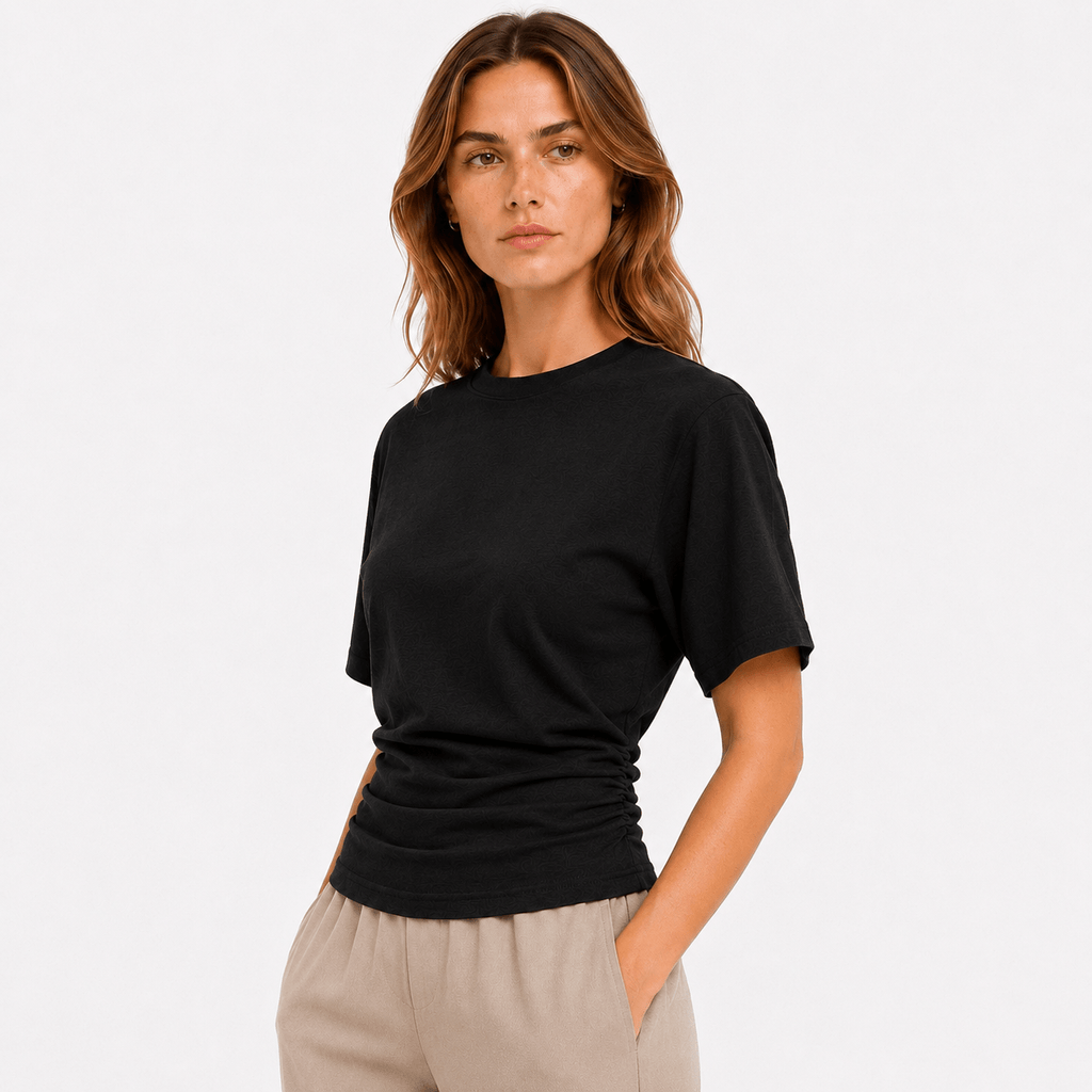 Gedrapeerd T-shirt