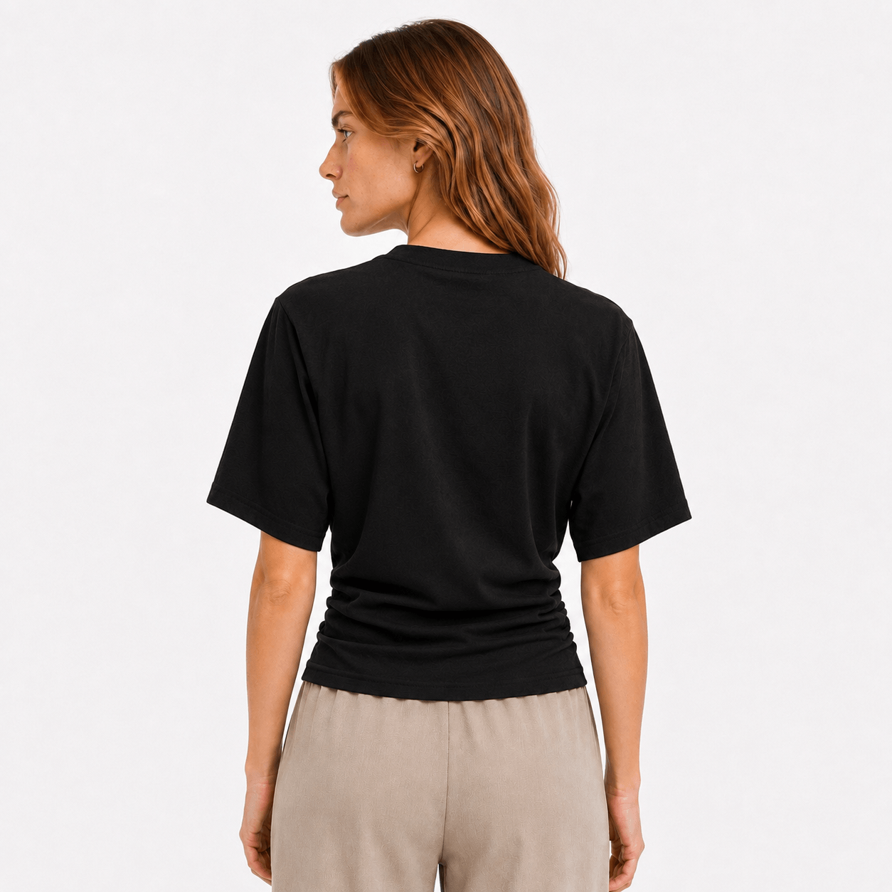 Gedrapeerd T-shirt