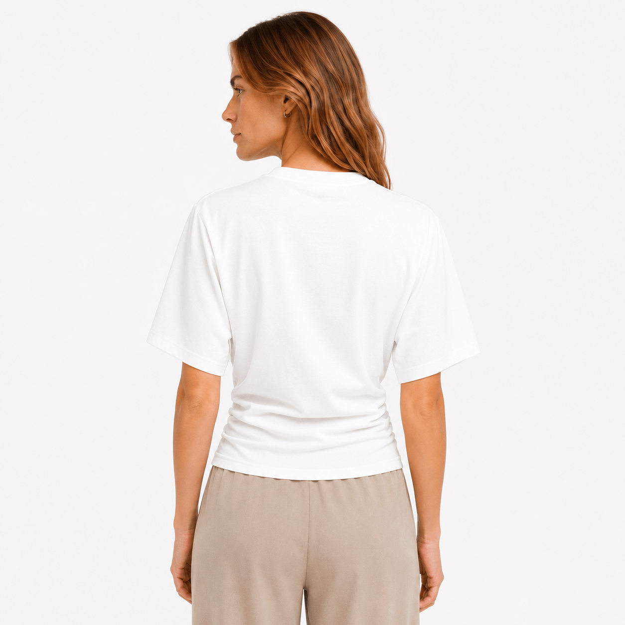 Gedrapeerd T-shirt