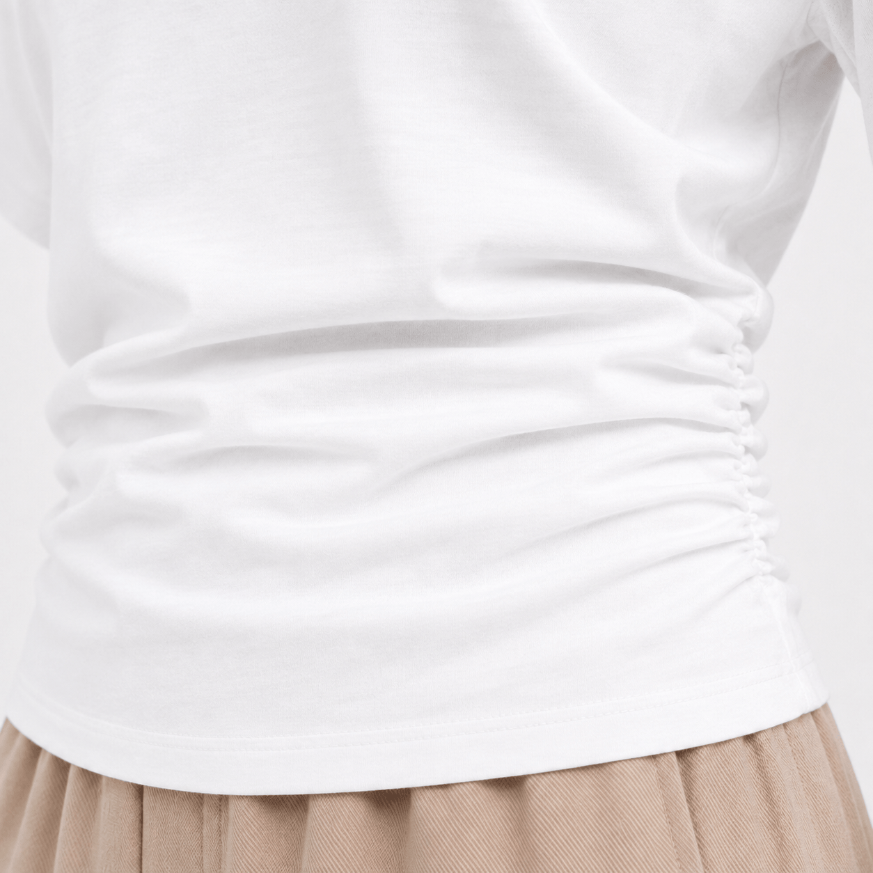 Gedrapeerd T-shirt
