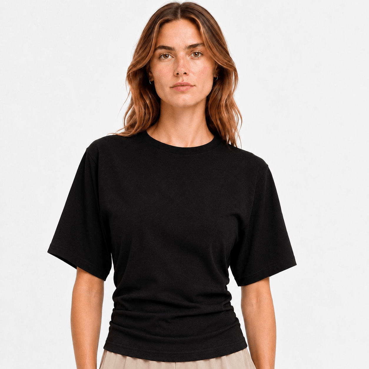 Gedrapeerd T-shirt