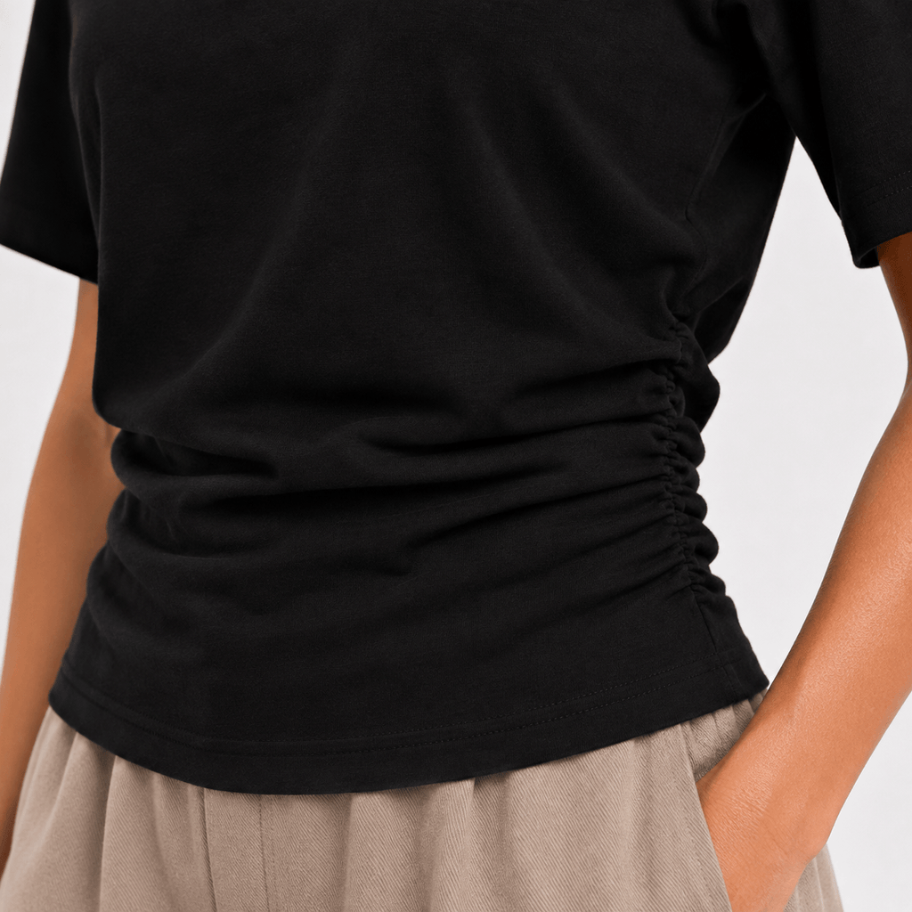 Gedrapeerd T-shirt