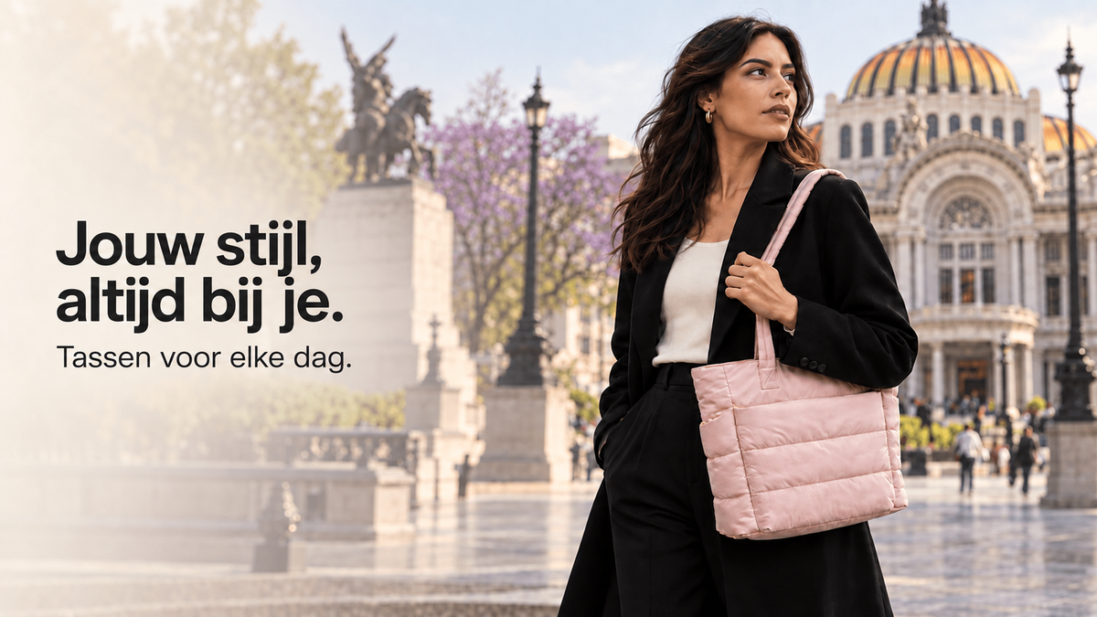 Jouw stijl, altijd bij je. Tassen voor elke dag.